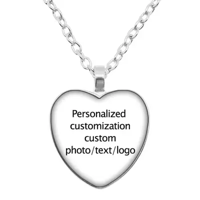 Collier personnalisé cœur de pêche - Bijou unique pour maman, papa et bébé
