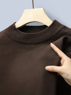 Image de Pull Homme Col Roulé Hiver - Chaud & Élégant