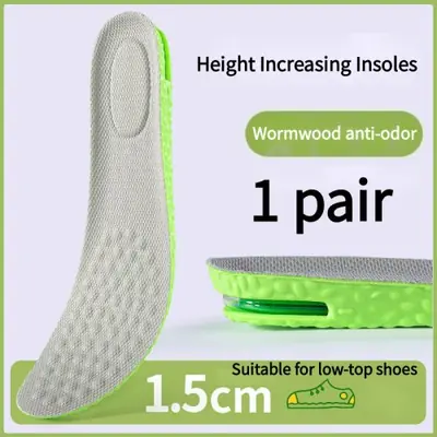 Image de Semelles Hauteur +2cm Respirantes & Anti-Odeur