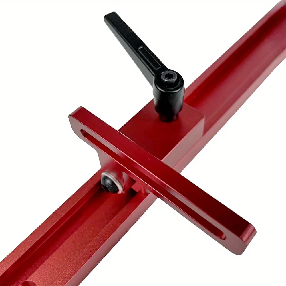 Image of Aluminum Alloy T-Track 30mm Miter Track Stop with T-Slot Rail System for Woodworking Jig and Chute Applications