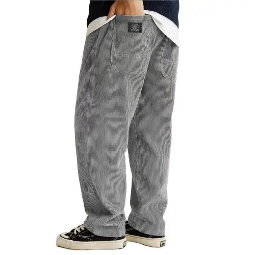 Image de Pantalons Velours Côtelé Homme Style Américain