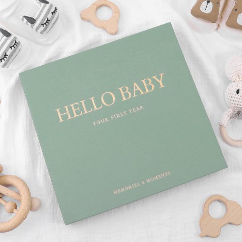 Zdjęcie Książka Pamięci Hello Baby – Idealny Prezent na Baby Shower