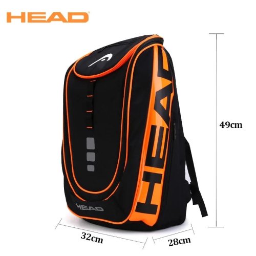 Immagine di Zaino da Tennis Radical Testa Originale con Doppia Tasca per Racchette – Borsa Sportiva Uomo e Donna per Paddle e Tennis