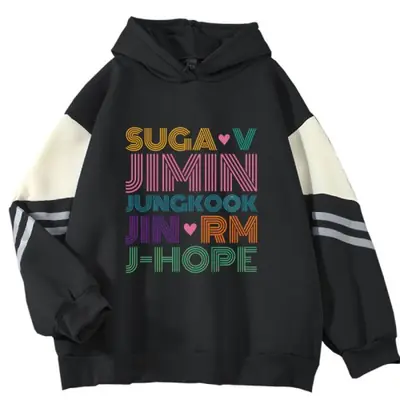 Sweat à capuche K-pop BTS - Style Jimin, Jungkook, V & plus