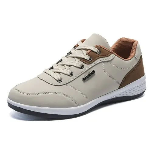 Image de Baskets Hommes Imperméables en Cuir - Confort & Style