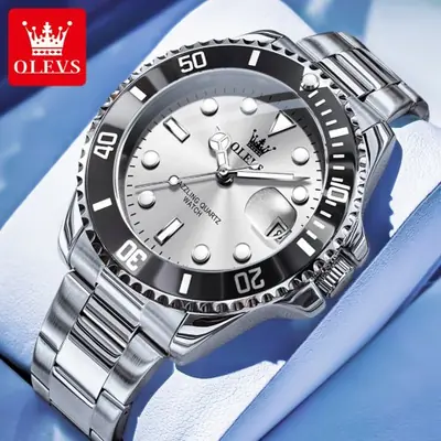 Image de Montre Homme Étanche Quartz Acier Inoxydable - Style & Fonctionnalité