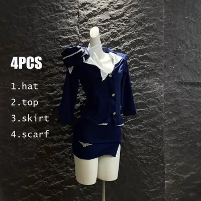 Image de Costume Hôtesse Séduisant - Cosplay Secrétaire Sexy