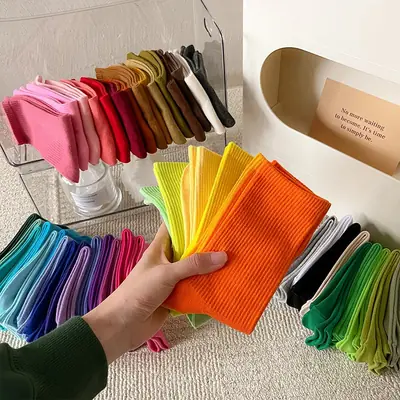 Image de Chaussettes Colorées en Coton - Style Bonbon