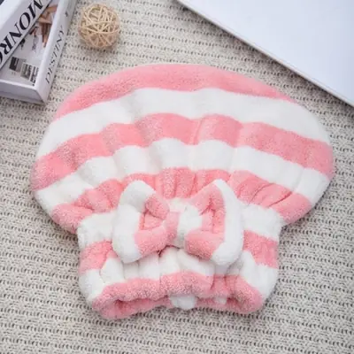 Image de Serviette Capuchon Séchage Rapide pour Cheveux