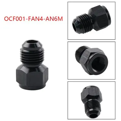 Image de Adaptateur Réducteur AN10 Femelle vers AN6 Mâle - Raccord Tuyau Flexible