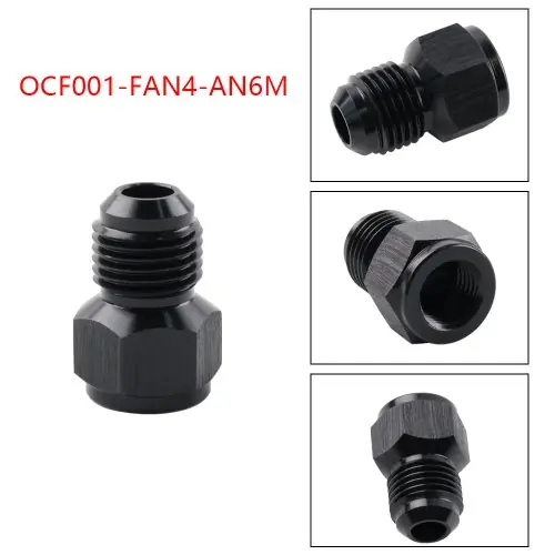 Image de Adaptateur Réducteur AN10 Femelle vers AN6 Mâle - Raccord Tuyau Flexible