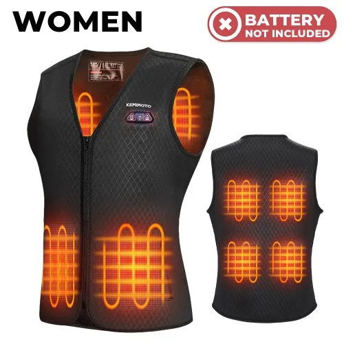 Zwart dames-vest
