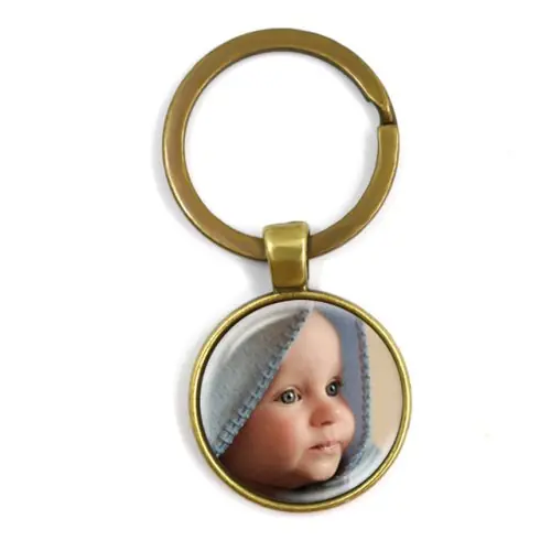 Image de Porte-clés Photo Famille Personnalisé