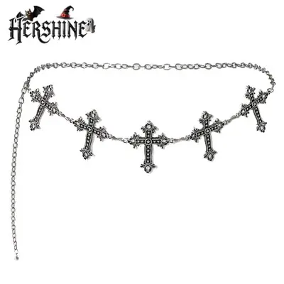 Image de Chaîne de Taille Croix Creuse Gothique Punk