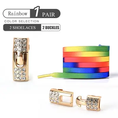 Image de Lacets Élastiques Lumineux Sans Nœud - Mode & Pratique