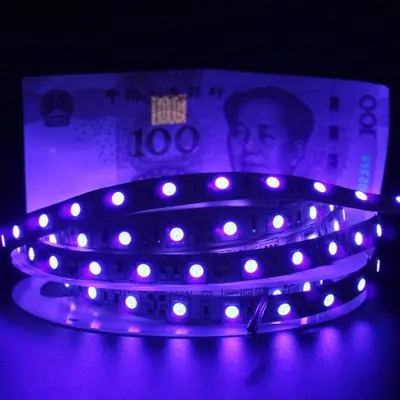 Image de Ruban LED UV Violet - Éclairage Fluorescent Flexible
