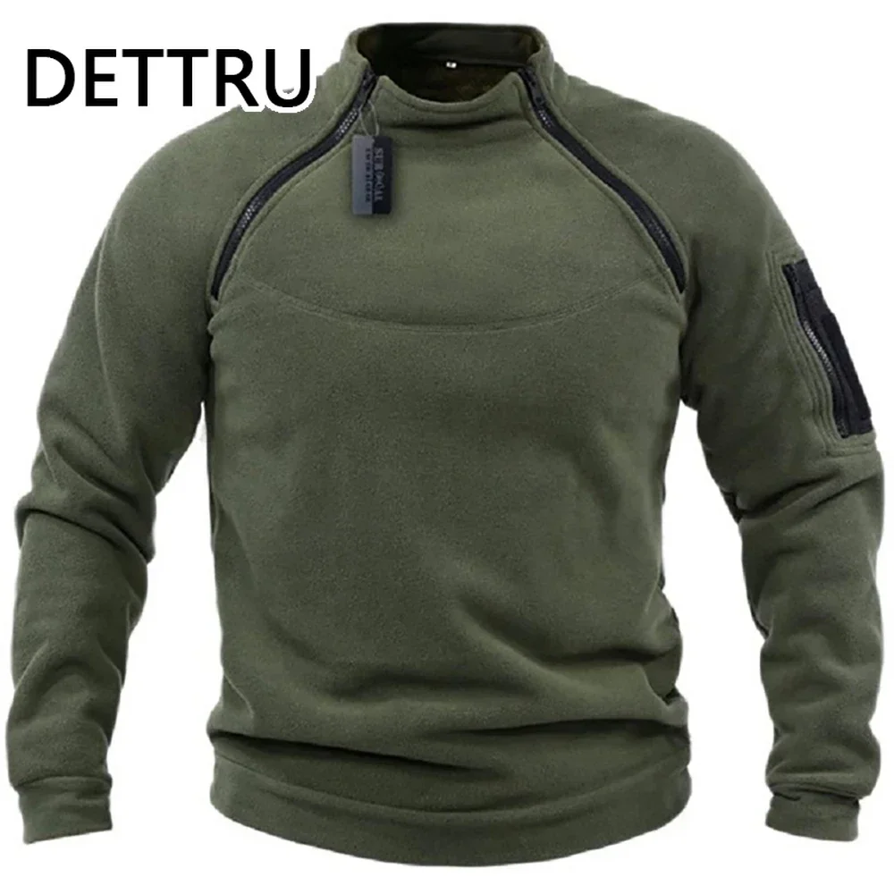 Warm & Winddicht: Heren Tactical Fleece Jas