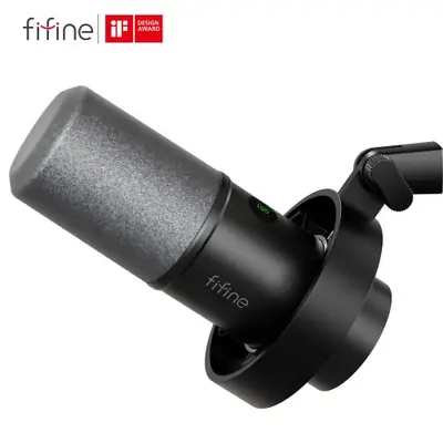 Image de Microphone USB Pro avec XLR et Surveillance en Temps Réel