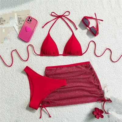 Image de Bikini 3 Pièces Sexy - Style String & Licou