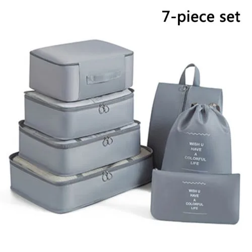 7pcs conjunto gris