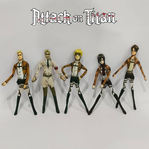 Zdjęcie Lalka Cosplay Attack on Titan – Rivaille & Eren