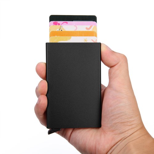 Image de Porte-cartes métal anti-vol ultra-mince
