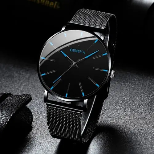 Image de Montre Homme Ultra Fine - Élégance Minimaliste