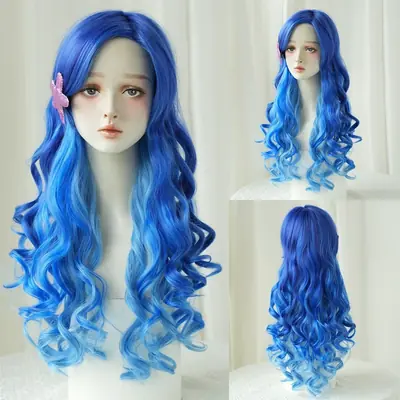 Image de Perruque Blonde Extra Longue Bouclée Lolita