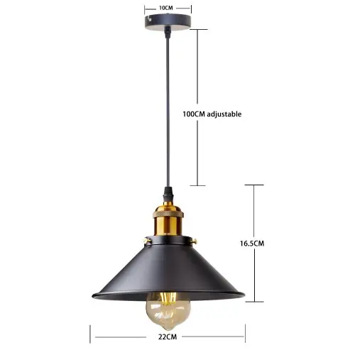 Image de Lampe Suspendue Vintage Loft - Style Rétro Russe