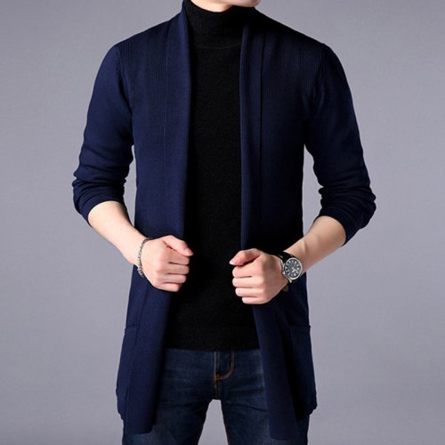 Zdjęcie Męski Sweter Slim Fit – Cienki, Elegancki i Wygodny