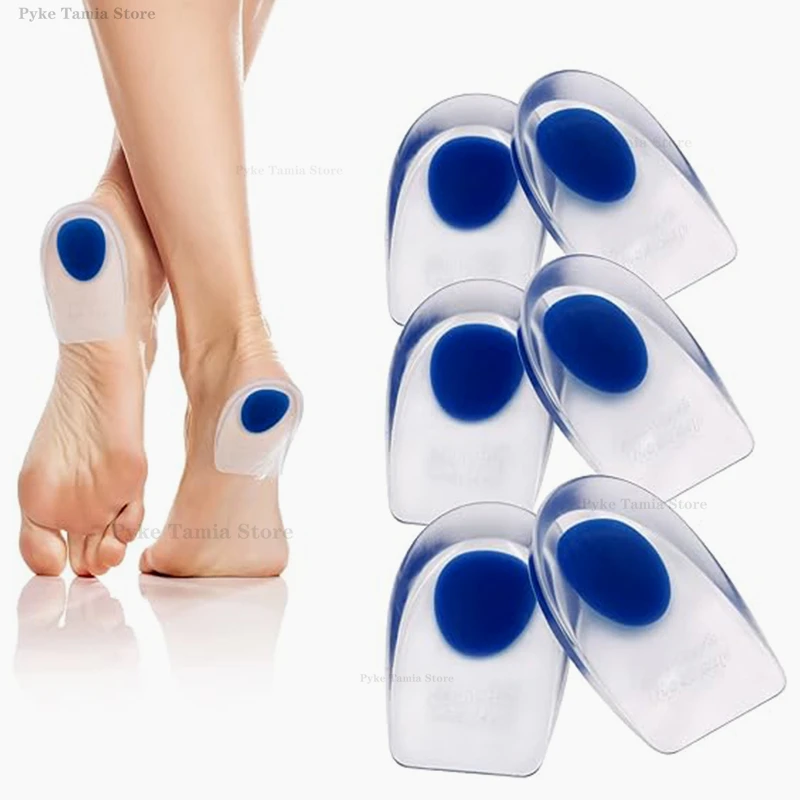 Image de Coussinets de Talon en Silicone - Soulagement Anti-Douleur