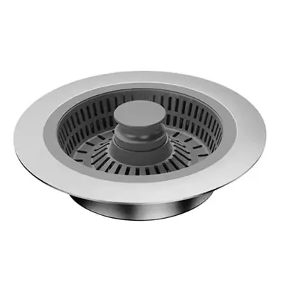 Image de Bouchon de Vidange Évier Inox Anti-Colmatage
