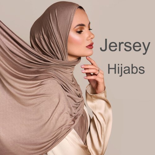 Bufanda de Hijab de Algodón Suave para Mujer