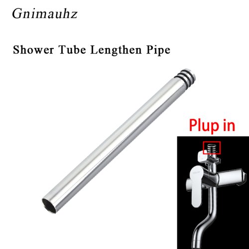 Image of Premium Copper-Plated Black Shower Extension Rod – 20mm, 22mm, 24mm Fittings with 30cm and 40cm Lengths for Seamless Height Adjustment