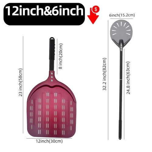 12inch 58cm set2 rosso