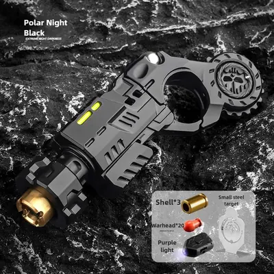 Image de Pistolet Anti-Stress Tactique en Métal - Jouet Sensoriel EDC