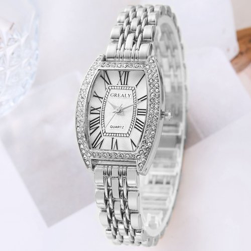 Immagine di Nuovo orologio da donna Orologio con strass di lusso Orologio casual alla moda Orologio da polso al ...