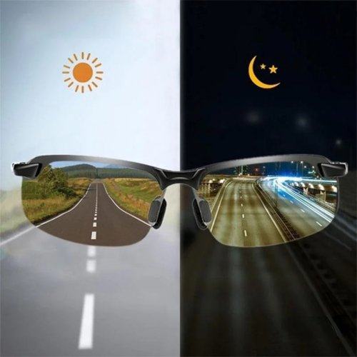 Image de Lunettes de Vision Nocturne Anti-Éblouissement - Conduite de Nuit