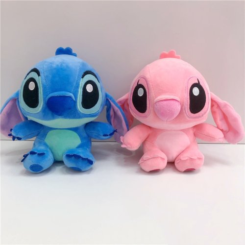 Imagen de Peluche de Anime Stitch de 20 cm - Juguetes Kawaii para Niños, Muñeca Colgante con Diseño de TV, Regalo Ideal para Cumpleaños y Modelos de Pareja