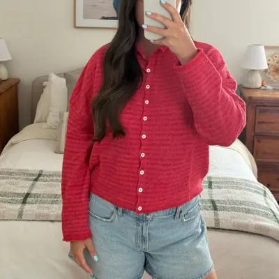 Cardigan Oversize Tendance Y2K - Pull Rayé Automne