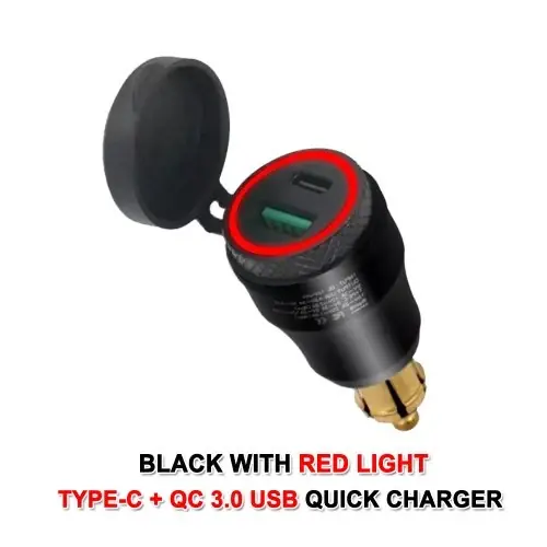Image de Chargeur USB-C QC 3.0 & PD pour Moto BMW