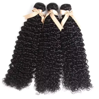 Image de Extensions de Cheveux Bouclés Naturels Péruviens - Lot de 1, 3 ou 4
