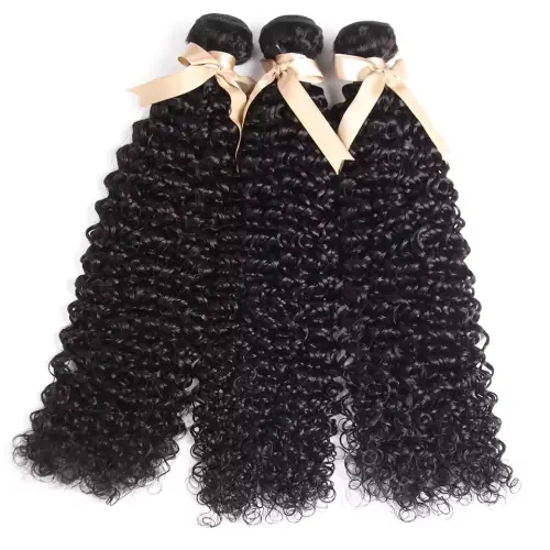 Image de Extensions de Cheveux Bouclés Naturels Péruviens - Lot de 1, 3 ou 4