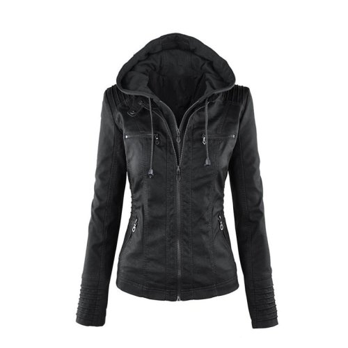 Immagine di Giacca Donna in Eco-Pelle: Stile e Calore Invernale