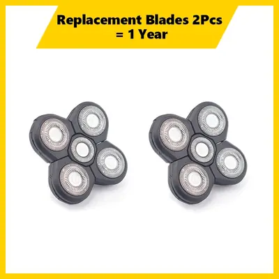 Image de Tête de Rasoir Électrique 5D - 4 Pièces