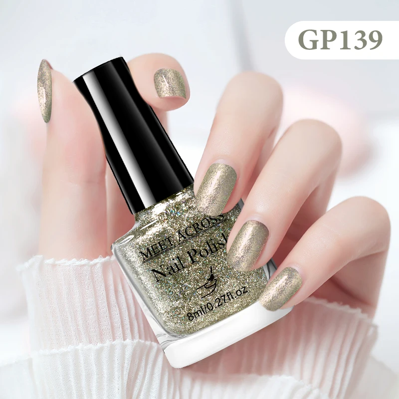 Imagen de Esmalte de uñas a base de agua, 8ml, 48 colores, larga duración, secado rápido, No necesita lámpara ...