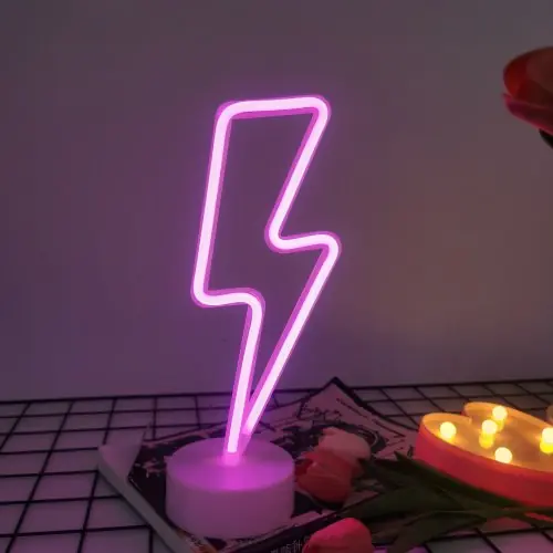 Image de Lampe LED Pluie Néon - Lumière Ambiance Magique