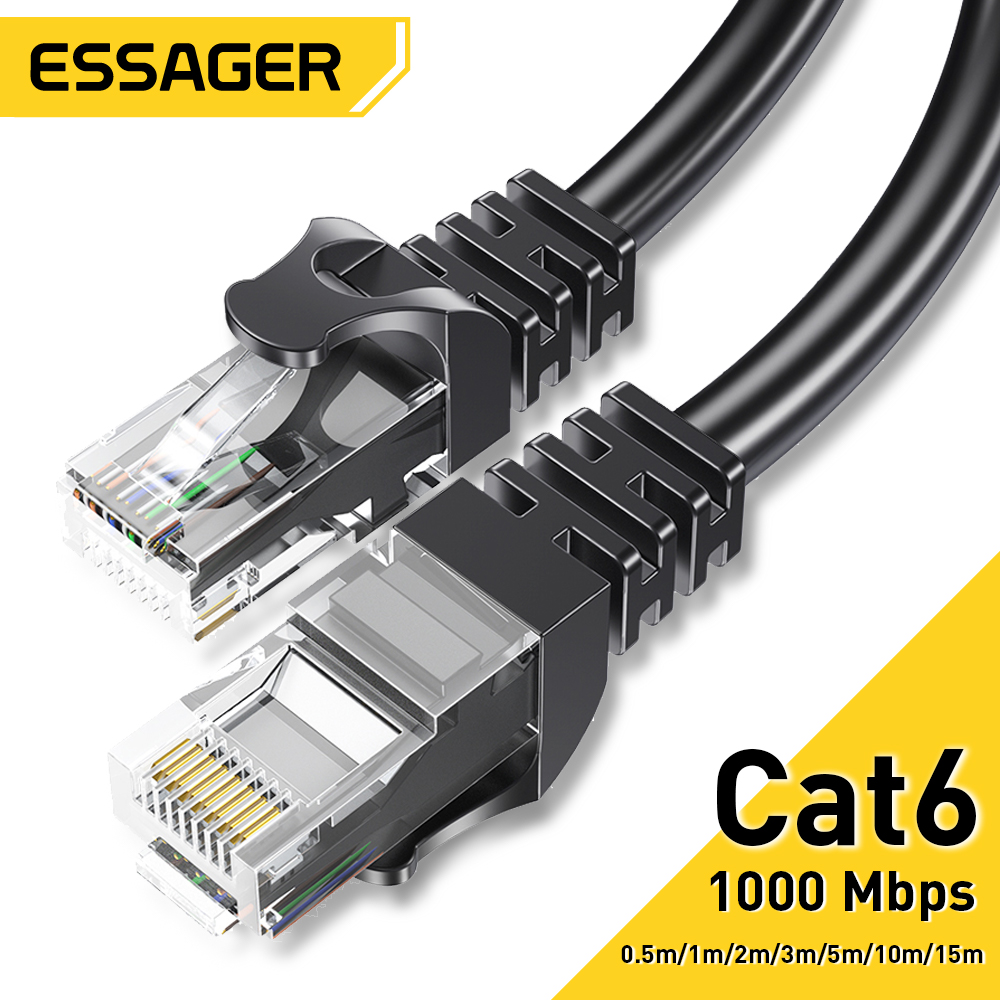 Imagen de Cable Ethernet CAT6 RJ45 - Conexión Rápida y Estable