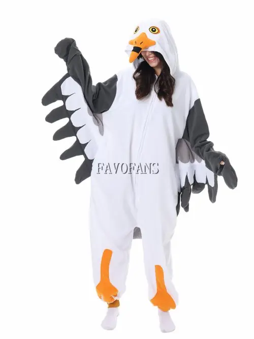 Image de Kigurumi Mouette Adulte - Pyjama Halloween Unisexe