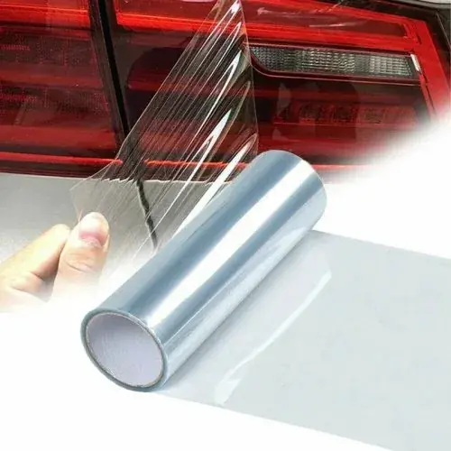 Image de Film Teinté Clair pour Phares et Feux Arrière - Protection Antibrouillard